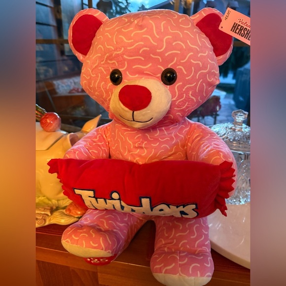 Twizzlers Pink and Red Large Teddy Bear NEW - Picture 2 of 12